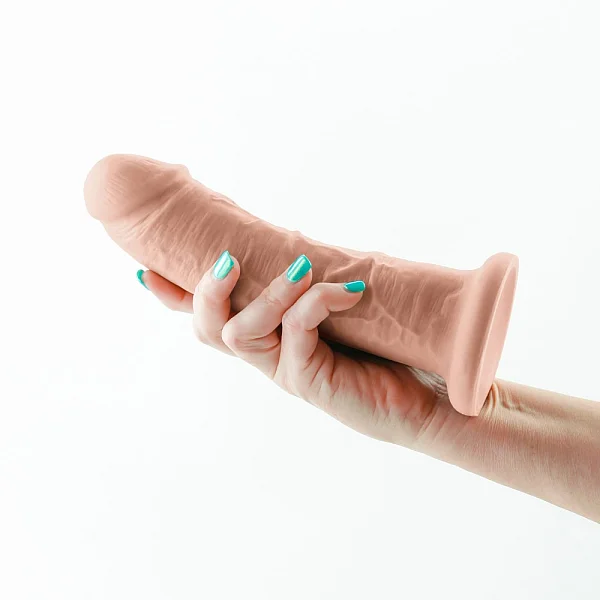 Colours - Dual Density - 7" Girth Dildo - White