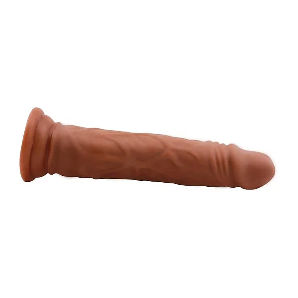Dildo Clasic Cu Ventuza Lascivious Dildo, Bronz, 21 Cm