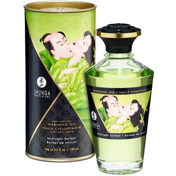 Ulei Afrodiziac Cu Efect De Caldura Midnight Sorbet, 100 Ml