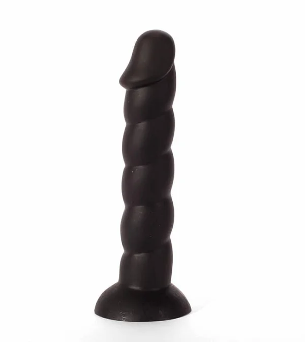Dildo Realistic Colours Pleasure, Negru, 21.5 Cm