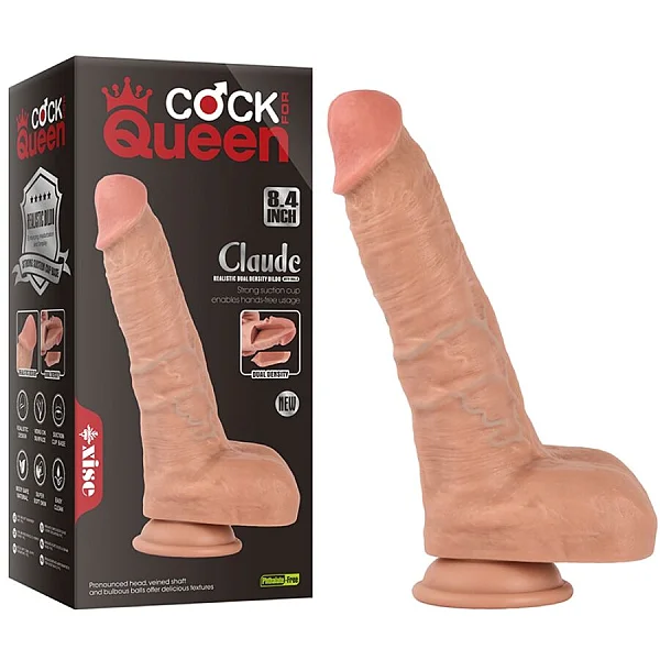 Dildo Realistic Xise Claude Cu Densitate Dubla 16.5 Cm