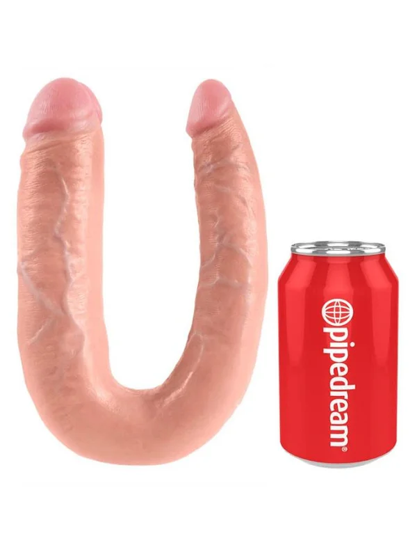 Dildo Realistic Double Trouble Large, Natural, 44.5 Cm