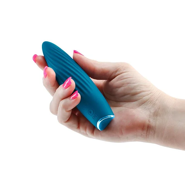 Vibrator Clasic Revel Kismet, Albastru, 11.5 Cm