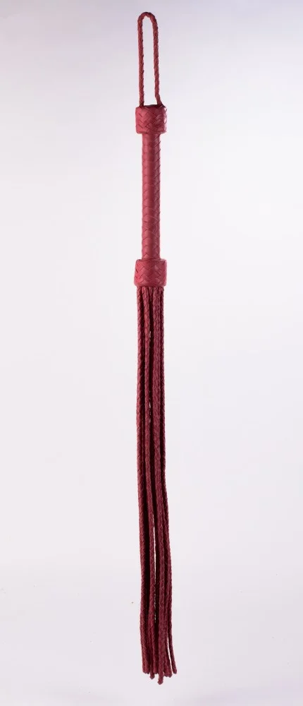 Kid Handle Kid Leather Braided Tails Pink_b15o25_3