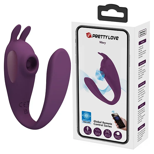 Vibrator Dublu Shey, Violet