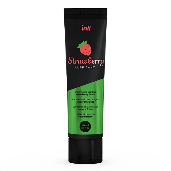 Lubrifiant Pe Baza De Apa Cu Aroma Capsune, 100 Ml