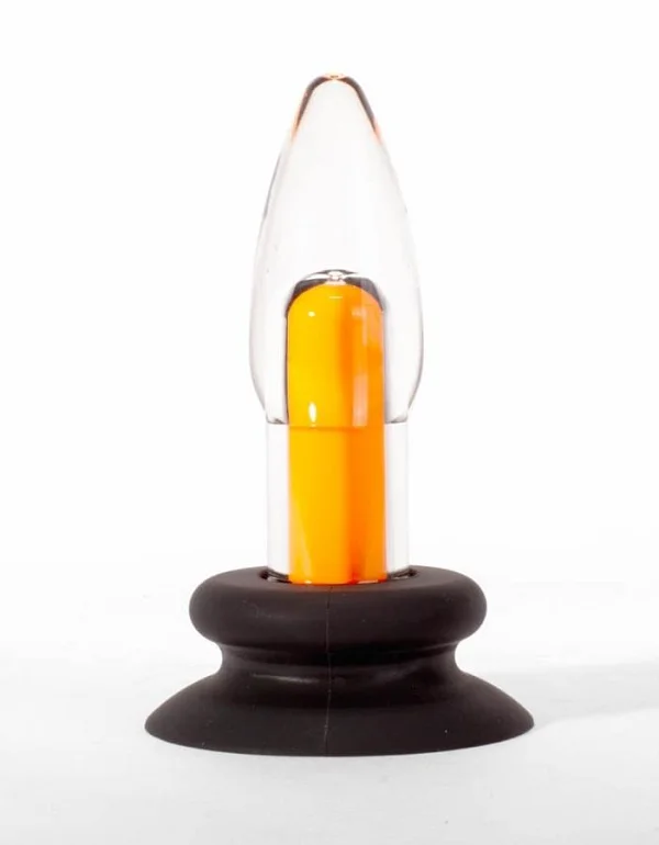 Dop Anal Cu Vibratii, Transparent, 12 Cm