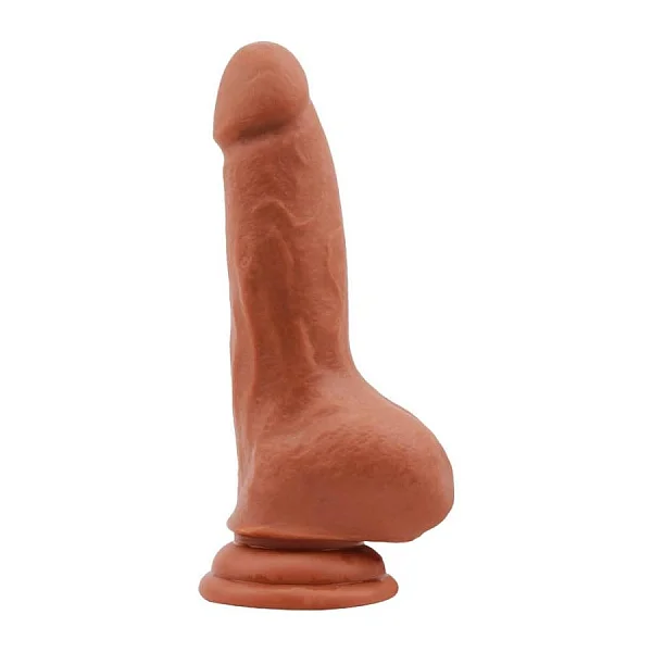 Dildo Clasic Cu Ventuza Covetous Monster, Bronz, 20 Cm